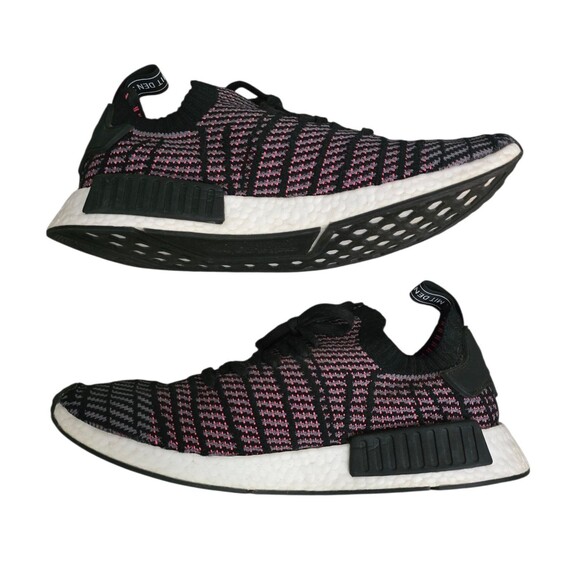 Adidas NMD R1 STLT Sneakers Mens Size 13 Primeknit Core Black Multicolor Shoes main image 10